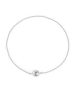 Silver-plated Ball Chain Necklace Silver