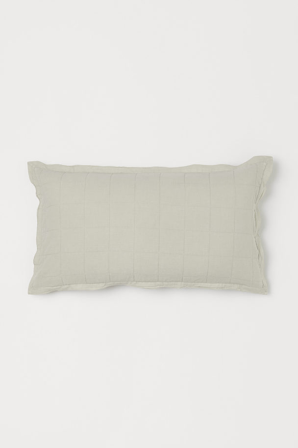 H&M HOME Quilted Cushion Cover Beige