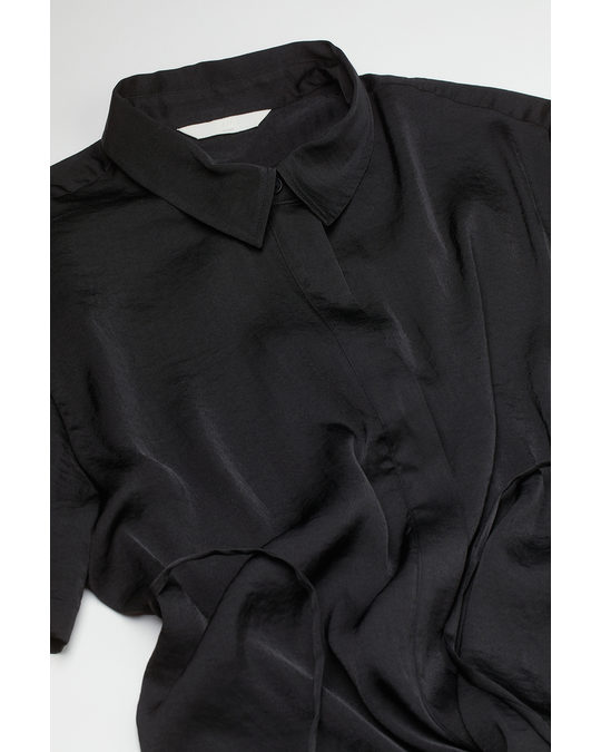 H&M Mama Shirt Dress Black