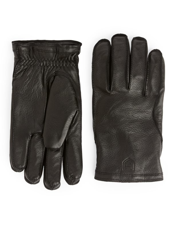 Hestra Hestra Håkon Fleece-lined Leather Gloves Black