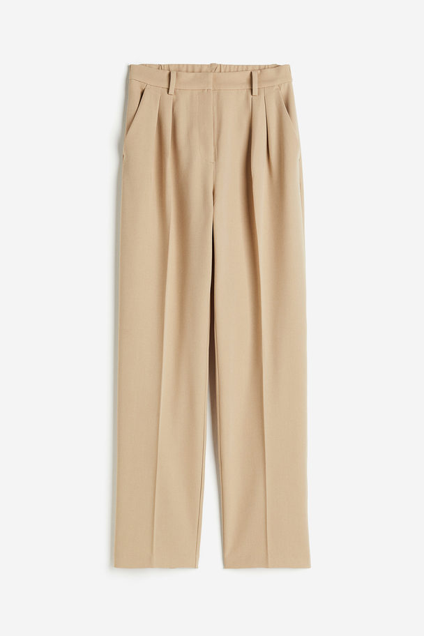 H&M Tapered Trousers Beige