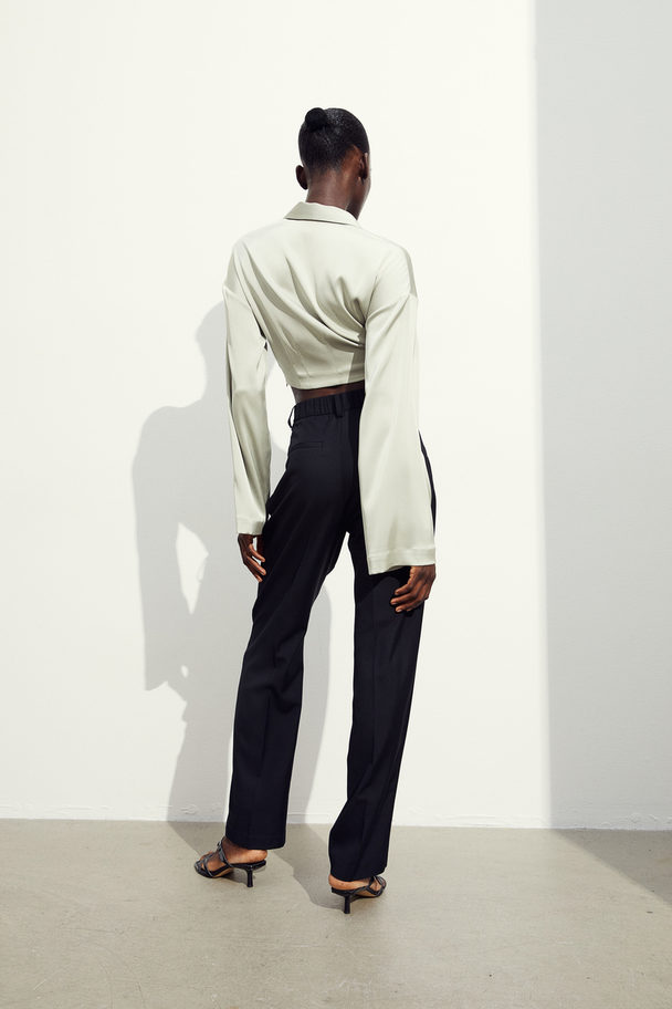 H&M Tapered Trousers Black