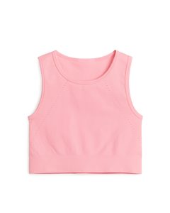 Seamless Sports Top Pink