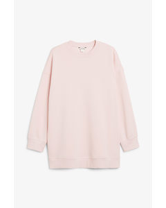 Oversized Crewneck Sweater Light Pink