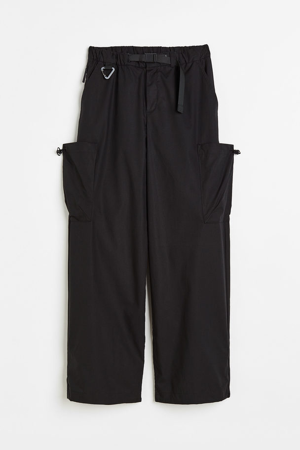 H&M Water-repellent Outdoor Trousers Black