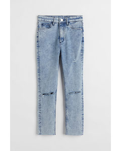 Superstretch Skinny Fit High Ankle Jeans Pale Denim Blue