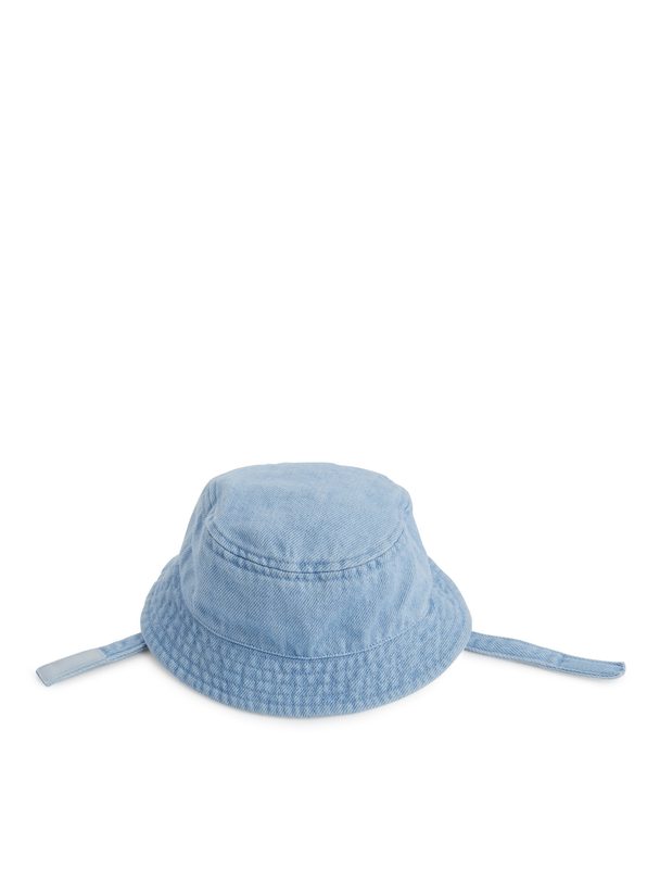 ARKET Denim Bucket Hat Light Blue