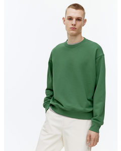 Afslappet Sweatshirt Grøn