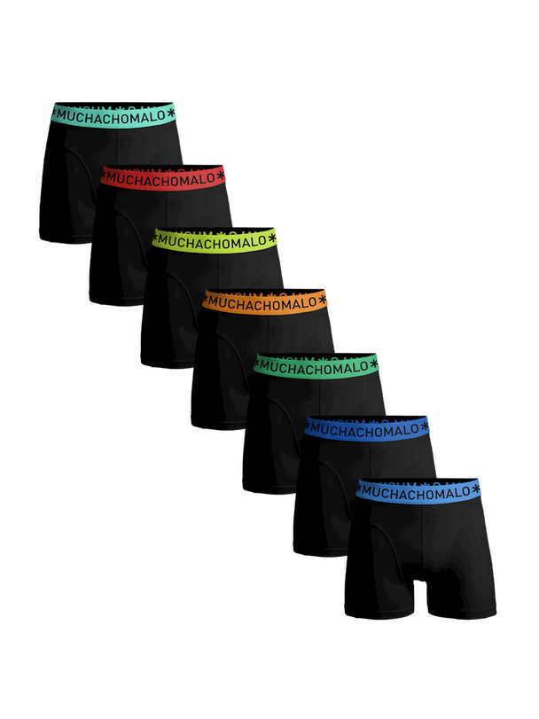 Muchachomalo 7er-Pack Boxershorts Herren - Weicher Bund - perfekte Qualität