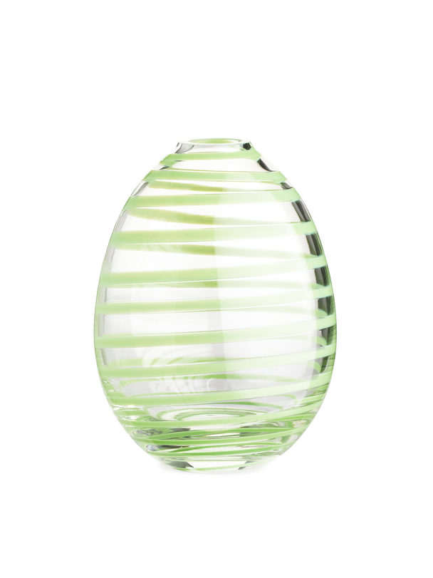ARKET Glass Vase 11 Cm Green