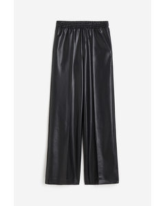 Pintucked Trousers Black
