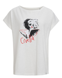 Cruella Devil Art Ecru T-Shirt