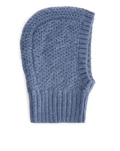 Knitted Hood Blue