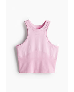 Shape Seamless Racerfront Top Cotton Candy