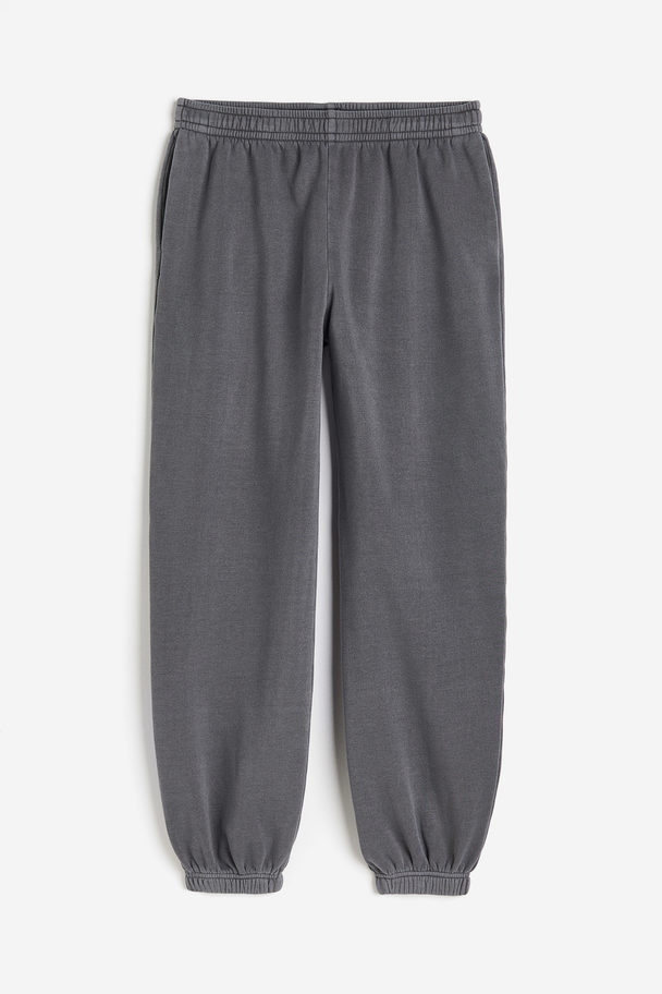 H&M Joggers Donkergrijs/athletic Club