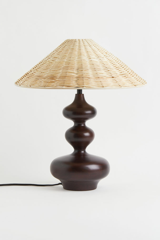 H&M HOME Small Rattan Lamp Shade Light Beige