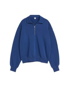 Half-zip Sweatshirt Blue