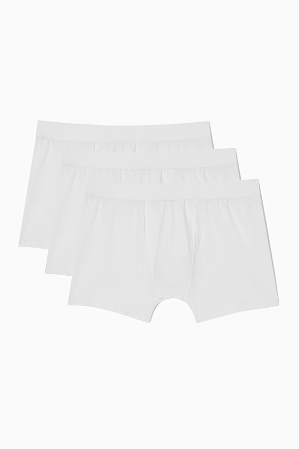 COS 3-pack Long Boxer Briefs White