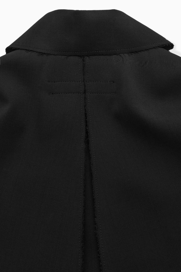 COS Sleeveless Trench Coat Black