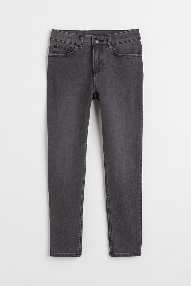 H&M Comfort Stretch Slim Fit Jeans Donkergrijs