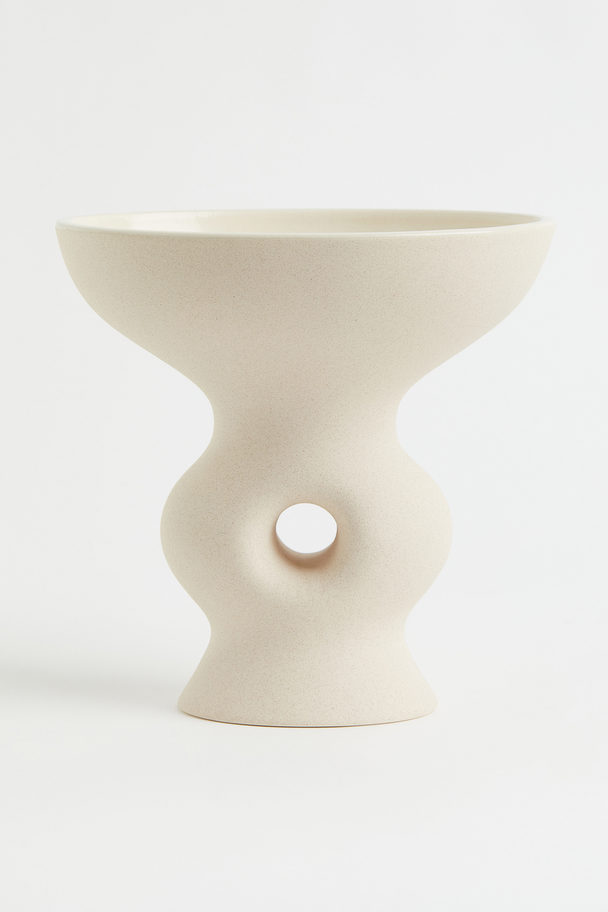 H&M HOME Stoneware Bowl Light Beige
