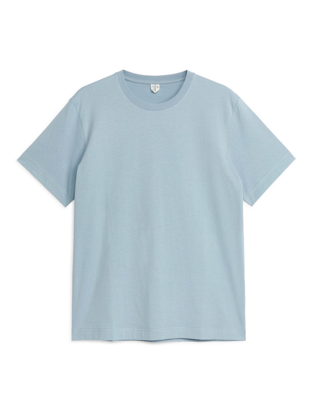 ARKET Leichtes T-Shirt Taubenblau