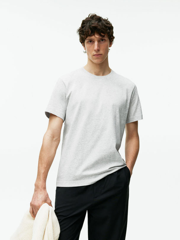 ARKET Lightweight T-shirt Light Grey