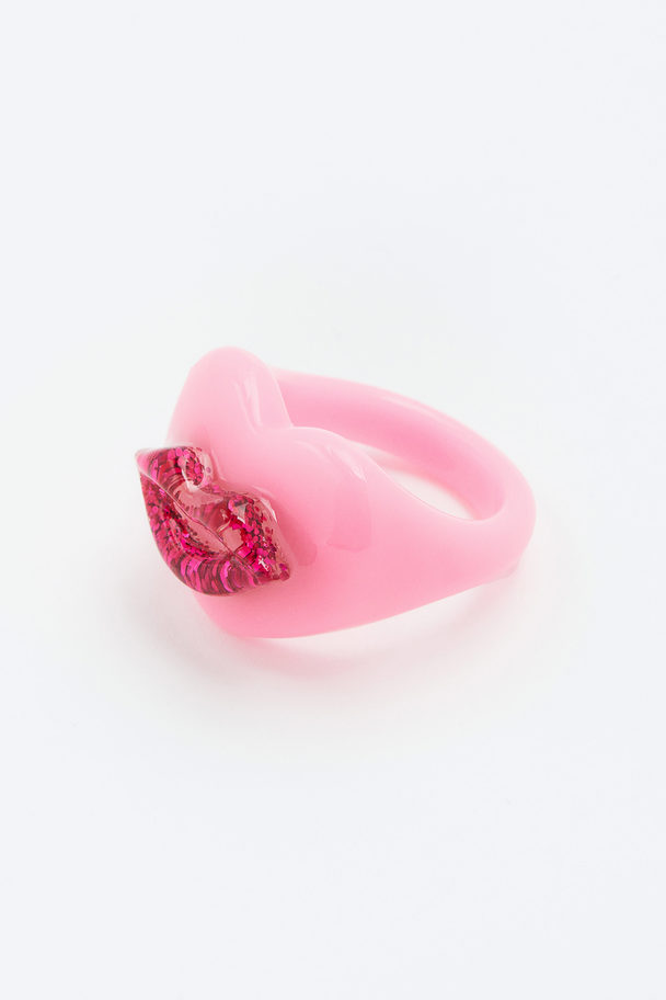 BONBONWHIMS Kiss Me More Resin Ring Rosa