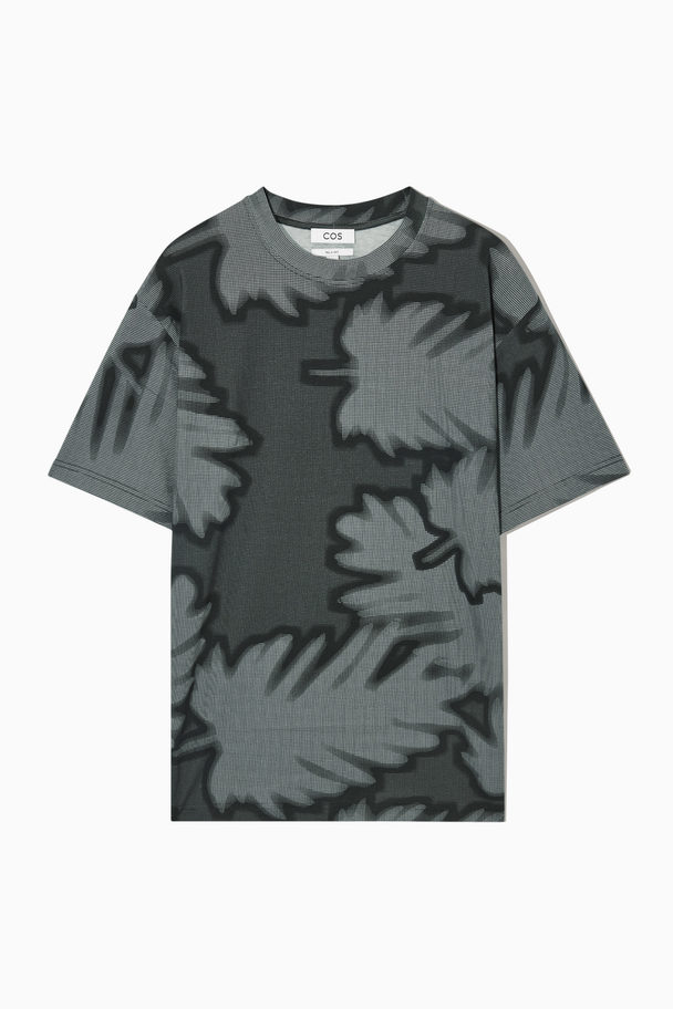 COS Relaxed-fit Printed T-shirt Grey