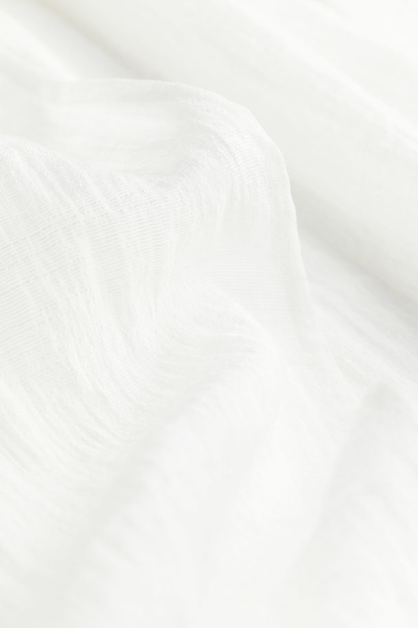 H&M Long Wrap Dress White