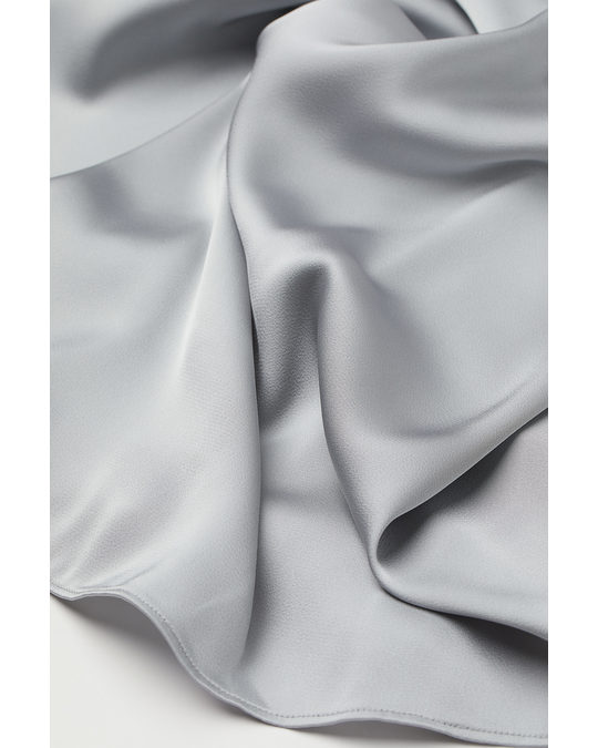 H&M Calf-length Dress Light Grey