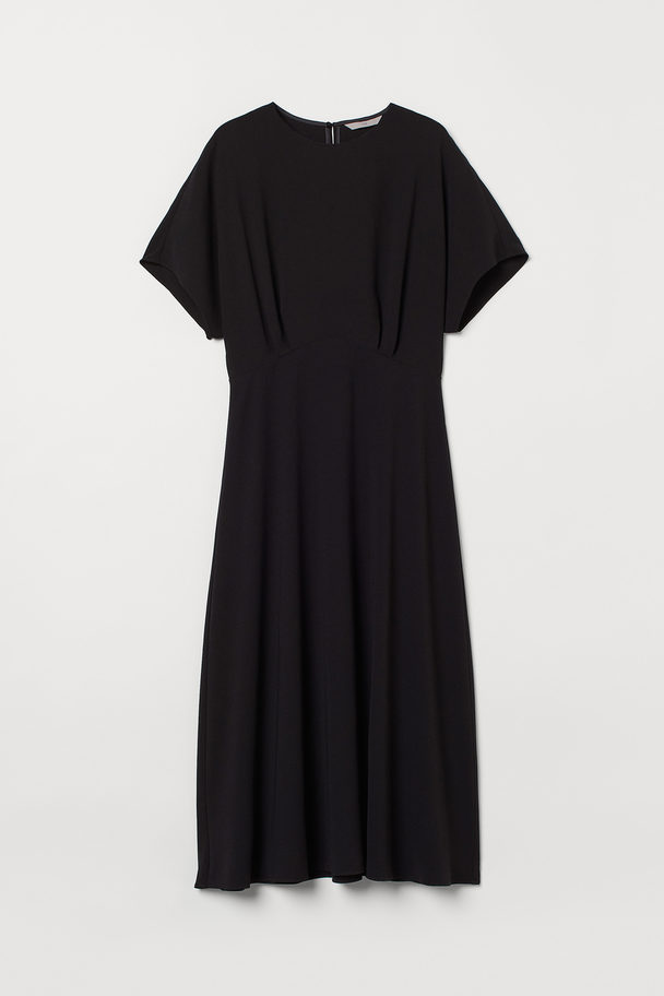 H&M Midi-jurk Zwart