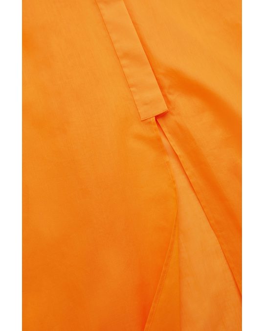 COS Longline Voile Tunic Orange