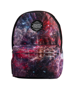 Mr. Gugu & Miss Go Deep Red Nebula Unisex Backpack Galaxy Red