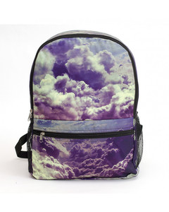 Mr. Gugu & Miss Go Clouds Unisex Backpack Sky Green