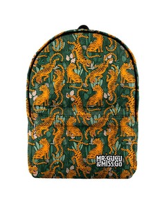 Mr. Gugu & Miss Go Jungle Tiger Unisex Backpack Savanna Orange