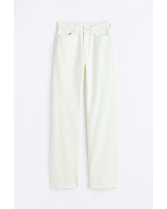 Wide Ultra High Jeans Weiß