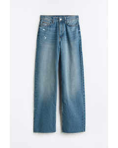 Wide Ultra High Jeans Blau