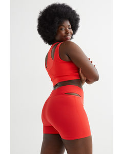 Seamless Hotpants Fire Red