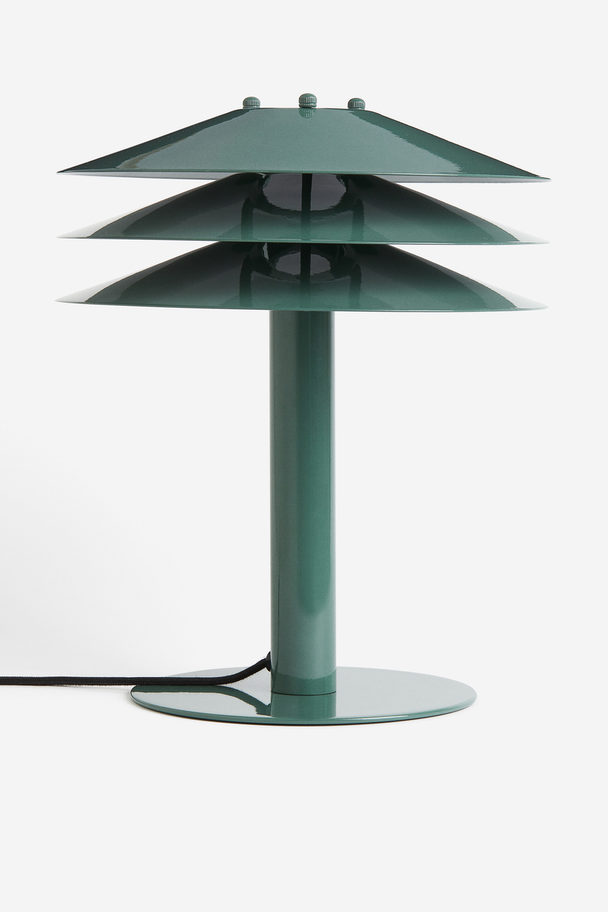 H&M HOME Metal Table Lamp Dark Green