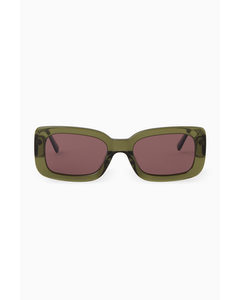 Acetate Sunglasses Green / Pink
