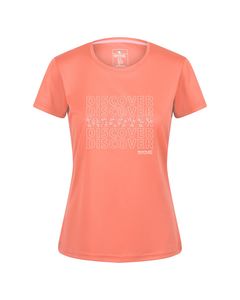 Regatta Womens/ladies Fingal Vi Text T-shirt