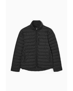 Short Padded Jacket Black