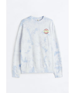 Relaxed Fit Sweatshirt Light Blue/smiley®