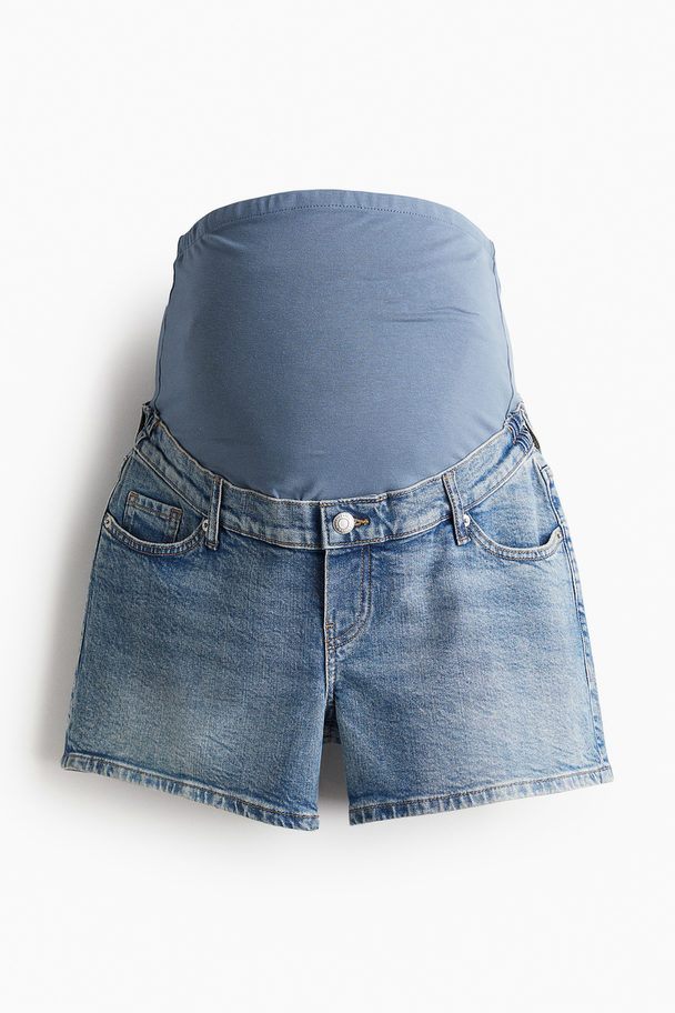 H&M MAMA Jeansshorts Denimblau