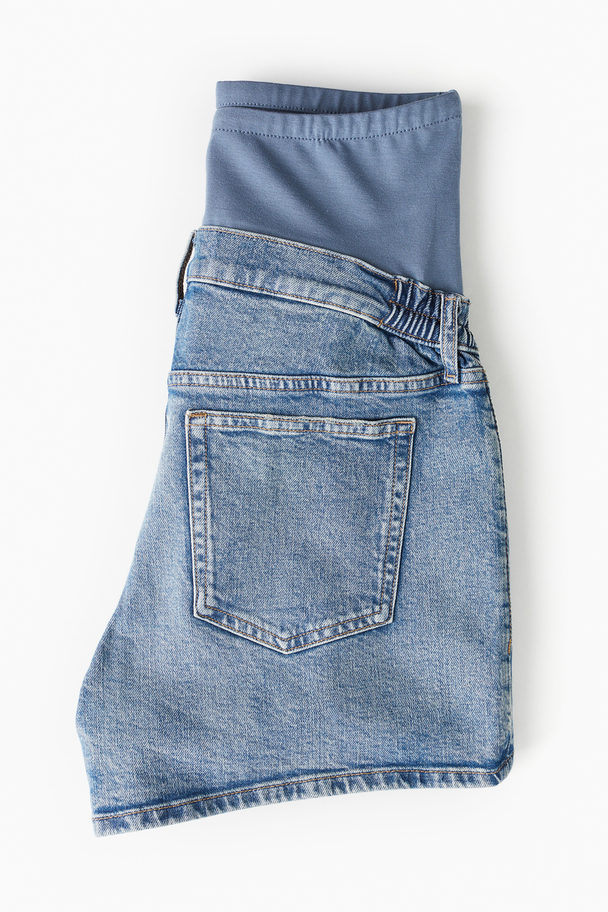 H&M MAMA Jeansshorts Denimblau