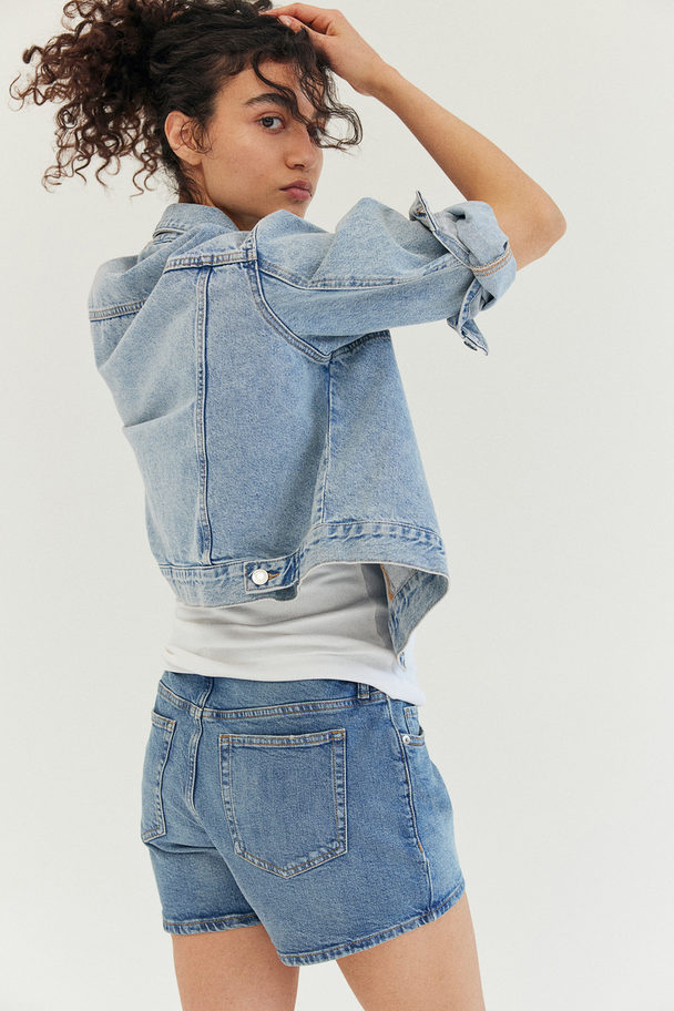 H&M MAMA Jeansshorts Denimblau