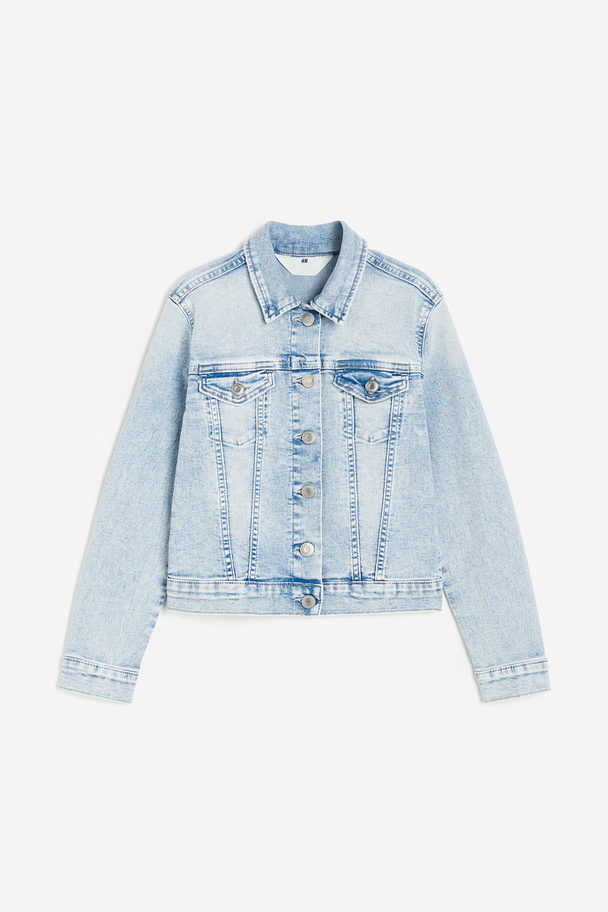 H&M Denim Jack Licht Denimblauw