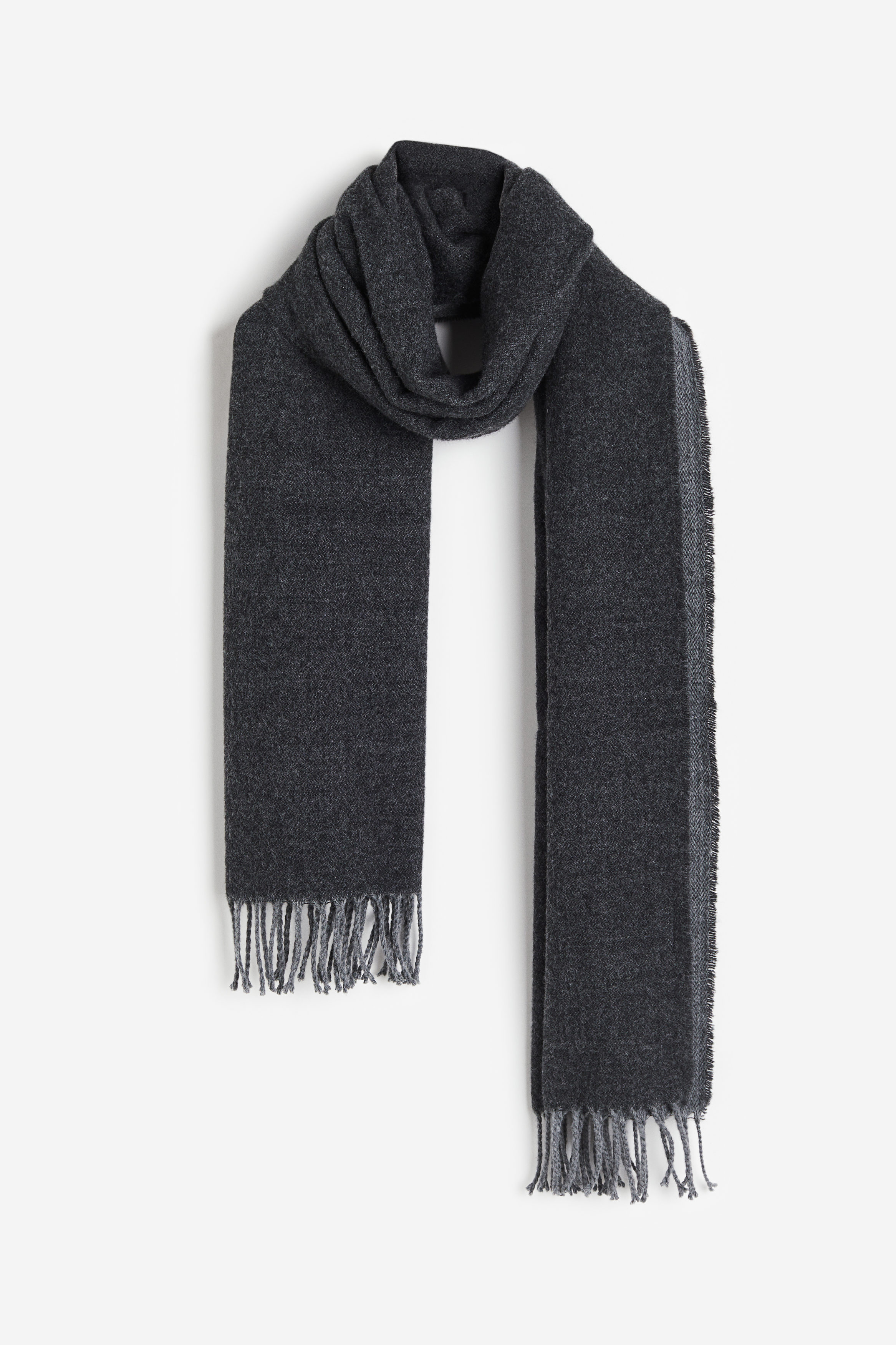 Billede af H&M Halstørklæde Mørkegrå, Halstørklæder. Farve: Dark grey I størrelse Onesize