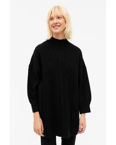 Long Sleeve Knit Sweater Black